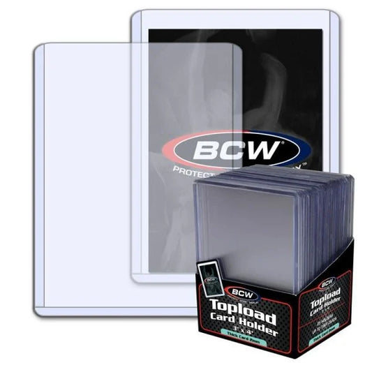 79pt Card Toploaders  - 25 Pack - BCW