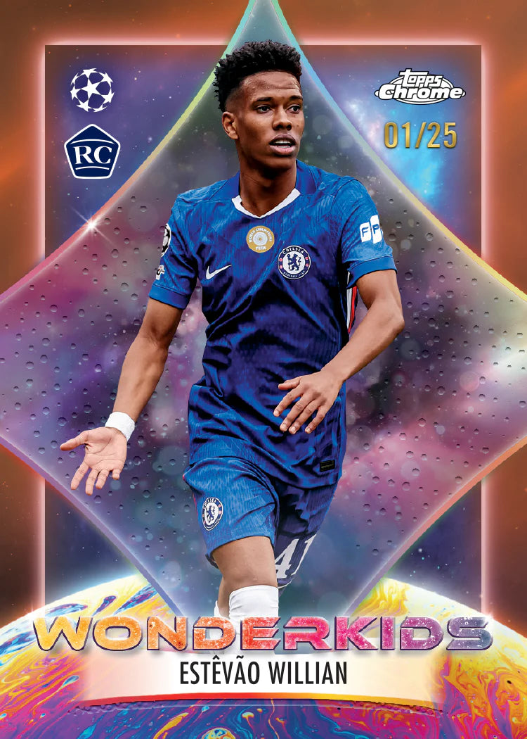 2025-26 Topps Chrome UEFA Champions League Soccer Hobby Pack