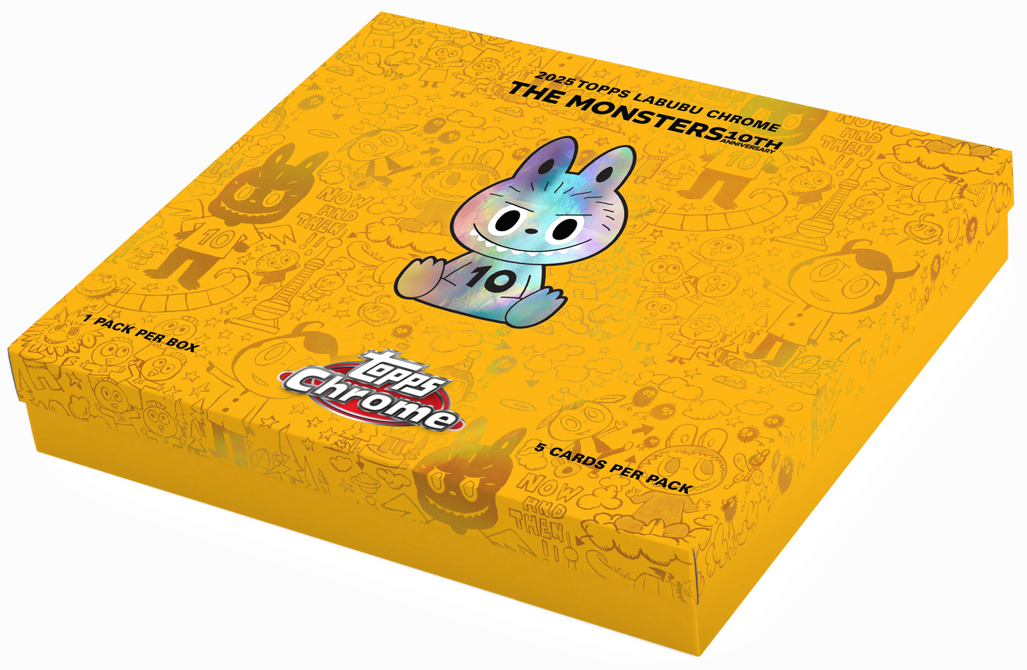 2025 Topps Chrome LABUBU 10th Anniversary Hobby Box