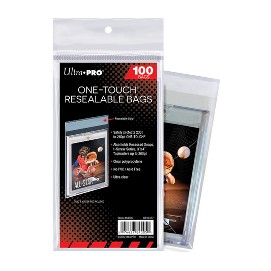 One Touch Resealable bag - 100 pack Ultra Pro