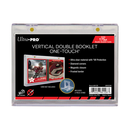 175PT Vertical Booklet Card UV ONE-TOUCH® Magnetic Holder