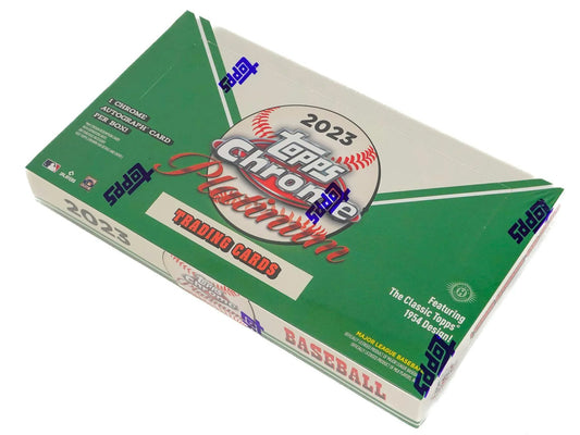 2023 Topps Chrome Platinum Baseball Hobby Box