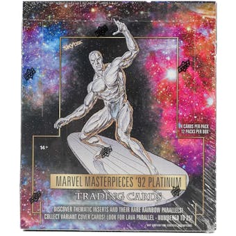 2024 Skybox Marvel Masterpieces 1992 '92 Platinum Hobby Box