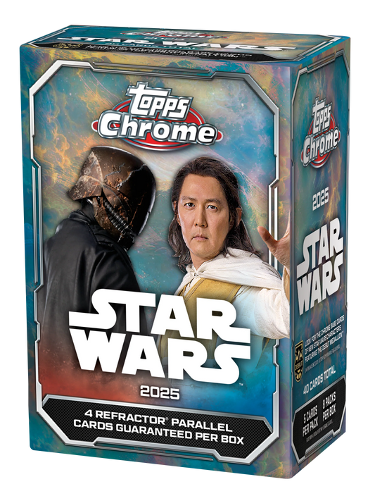 STAR WARS 2025 Topps Chrome Value Blaster Box