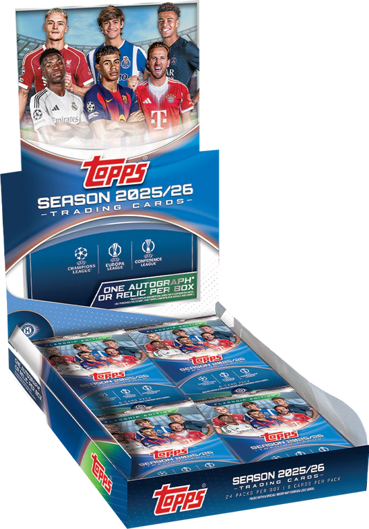 2025-26 Topps UEFA Champions League Soccer Hobby Box