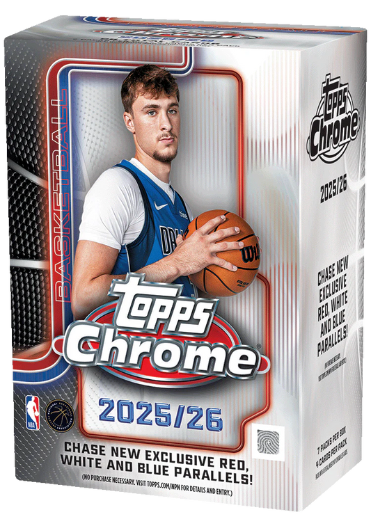 2025-26 NBA Topps CHROME Basketball Value / Blaster Box