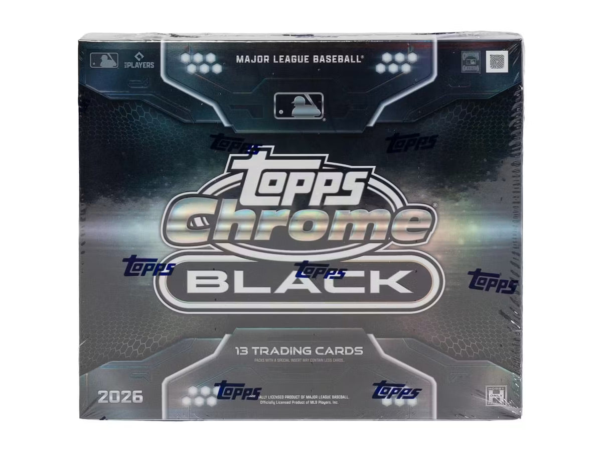 2026 Topps CHROME BLACK Baseball Hobby Box