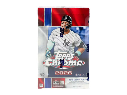 2026 Topps CHROME MLB Baseball Hobby Box
