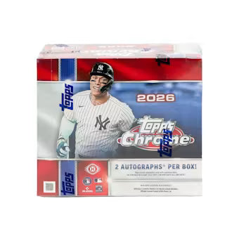2026 Topps CHROME MLB Baseball Jumbo Box