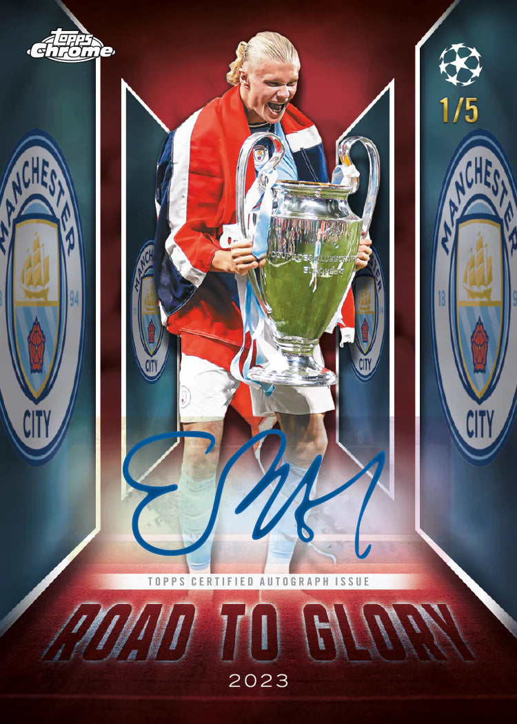 2025-26 Topps Chrome UEFA Champions League Soccer Hobby Pack