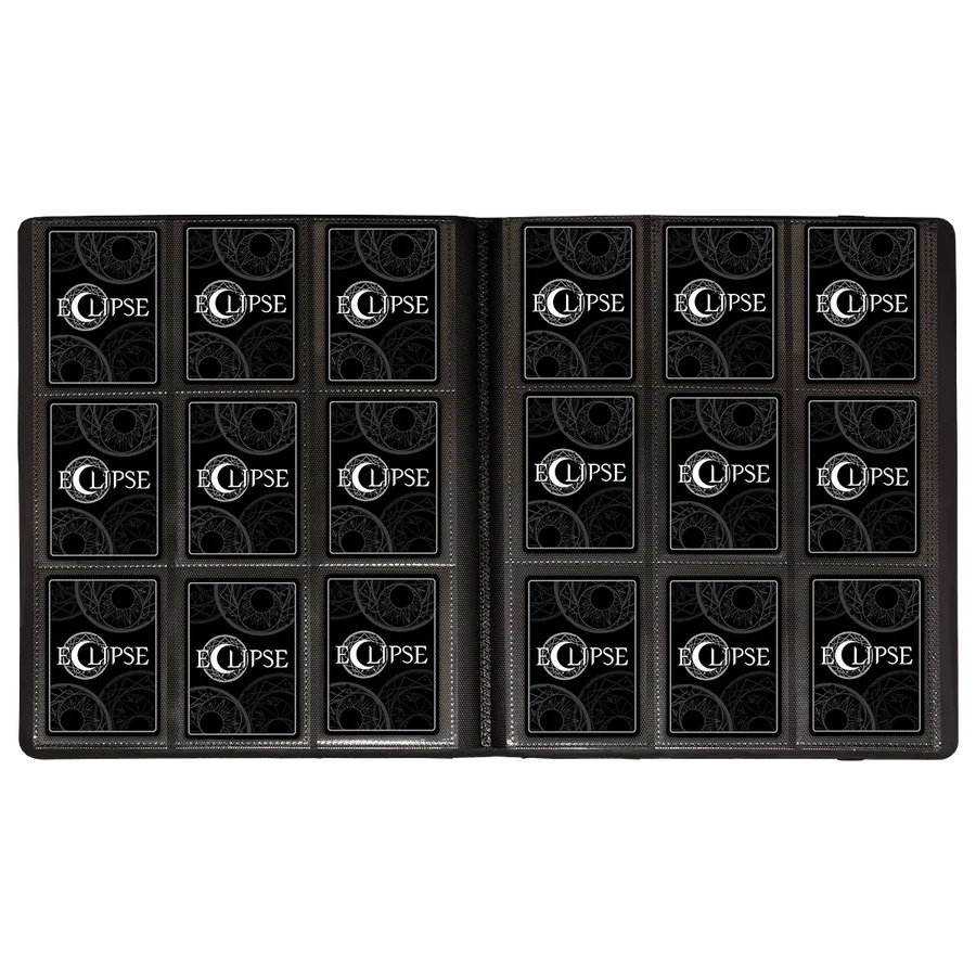 Ultra Pro - Black Eclipse 9 Pocket Pro-Binder Folio - Holds 360 Cards