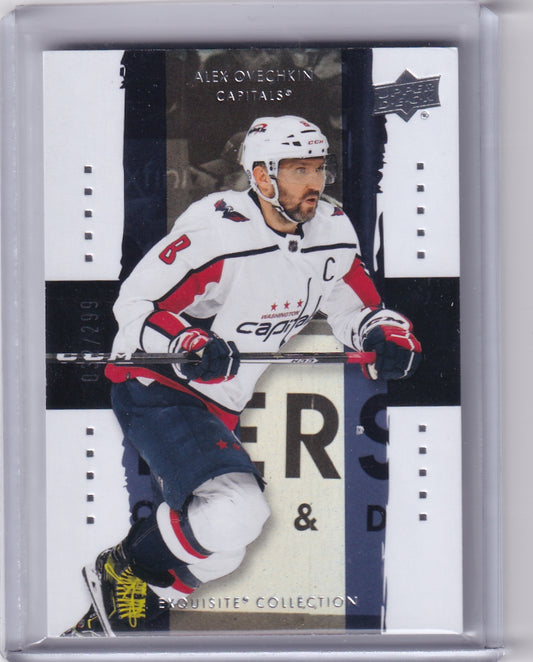 Alex Ovechkin Exquisite Collection /299 VR-AO 2023-24 Upper Deck Ice Washington Capitals