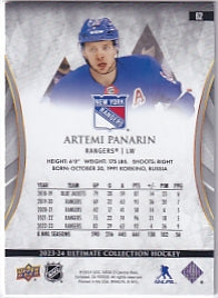 Artemi Panarin Base 030/149 Card #62 2023-24 Upper Deck Ultimate Collection New York Rangers