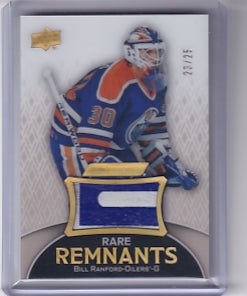 Bill Ranford Rare Remnants 23/25 Card R-BR 2023-24 Upper Deck Engrained Edmonton Oilers