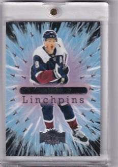 Cale Makar Linchpins Card 15 of 20 LP 2022-23 Skybox Metal Universe Colorado Avalanche