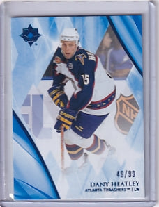 Dany Heatley Blue Base 49/99 Card #86 2023-24 Upper Deck Ultimate Collection Atlanta Thrashers