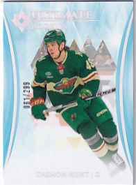 Daemon Hunt Ultimate Rookies 061/299 Card #166 2023-24 Upper Deck Ultimate Collection Rookie Card RC Minnesota Wild