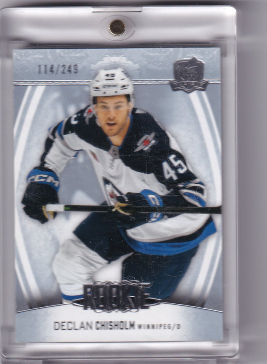 Declan Chisholm Rookie /249 #169 2022-23 Upper Deck The Cup Rookie Card RC Winnipeg Jets