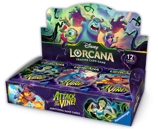 Pre Order* ATTACK OF THE VINE!  Disney Lorcana Booster Box