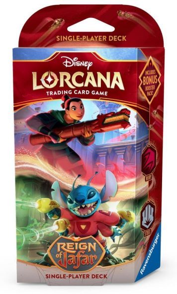 Disney Lorcana - REIGN OF JAFAR  - Starter Deck - Ruby & Steel