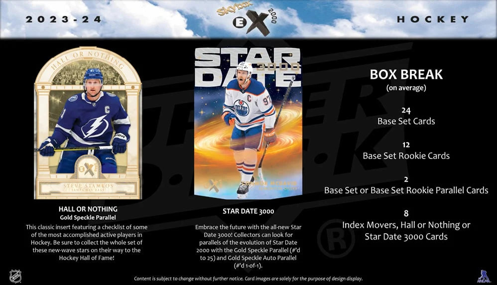 2023-24 UD SkyBox ex-2000 Hockey ex 2000 hobby Box