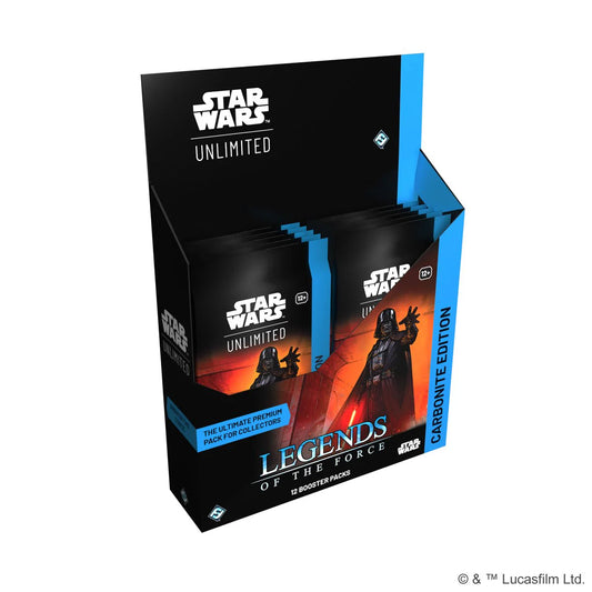 Pre Order* STAR WARS: Unlimited: LEGENDS OF THE FORCE Carbonite Booster Box - July 4th Pickup