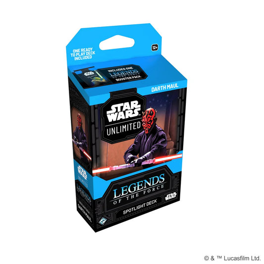 Pre Order* STAR WARS: Unlimited: LEGENDS OF THE FORCE Spotlight Deck QUI-GON JINN - July 4th Pickup