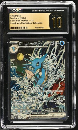 CGC 10 Pristine Kingdra ex 131 - Scarlet & Violet Promo - Pokemon Card