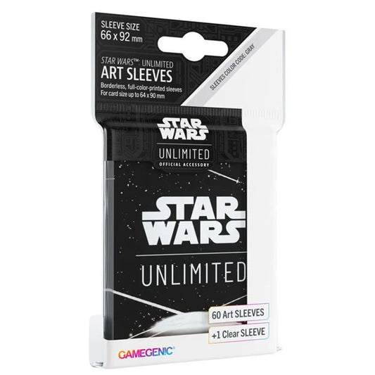 Game Genic - STAR WARS: Unlimited Premium Art Sleeves - Card Back White