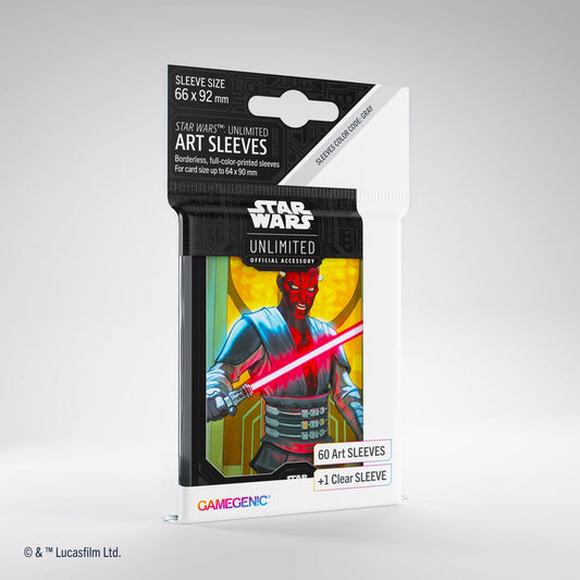 Game Genic - STAR WARS: Unlimited Premium Art Sleeves - Darth Maul