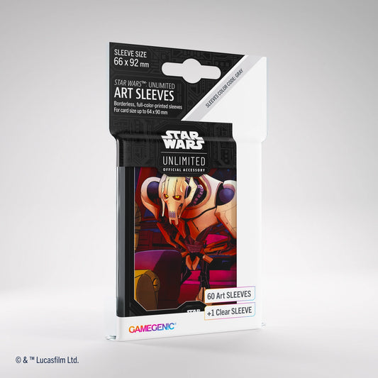 Game Genic - STAR WARS: Unlimited Premium Art Sleeves - General Grievous