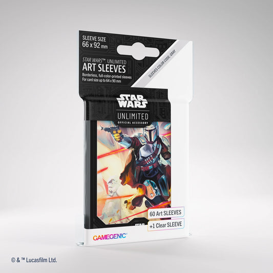 Game Genic - STAR WARS: Unlimited Premium Art Sleeves - Mandalorian