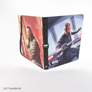 Game Genic - STAR WARS: UNLIMITED - 18-Pocket Album - Qui-Gon Jinn/Darth Maul