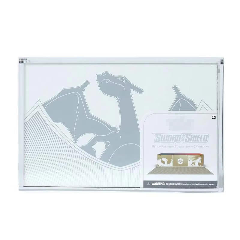 Acrylic Case Display for Pokémon Ultra Premium Collection Box (Charizard)