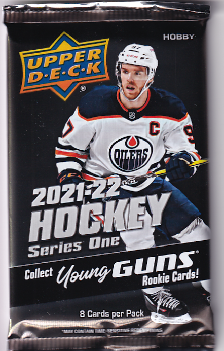 2021-22 Upper Deck Hockey Series 1 Hobby Pack