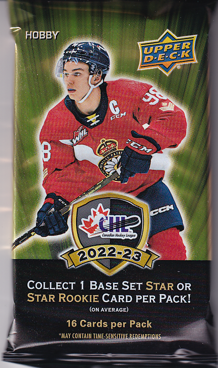 2022-23 UD Upper Deck CHL Hockey Hobby Pack