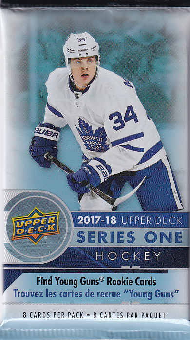 2017-18 Upper Deck Series 1 Hockey Retail Pack