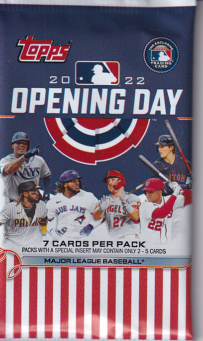 2022 Topps Opening Day MLB Baseball Hobby Pack