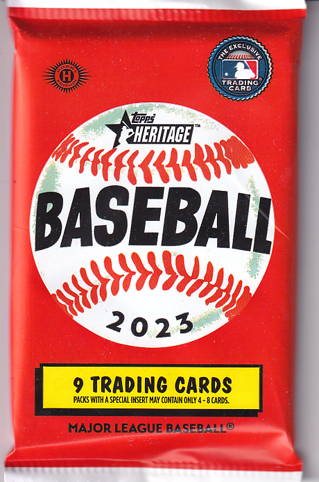 2023 Topps Heritage Baseball Hobby pack