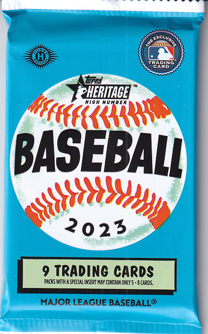 2023 Topps Heritage HIGH NUMBERS Baseball Hobby Pack