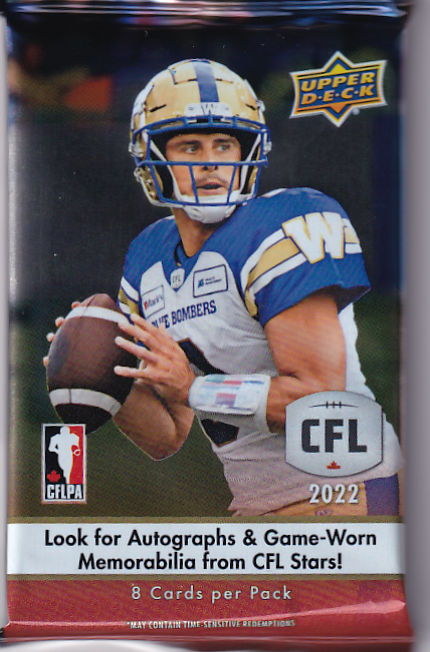 2022 Upper Deck CFL Football Hobby Pack