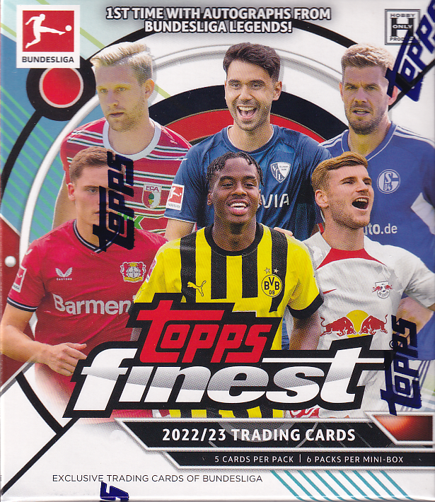 2022-23 Topps Finest Bundesliga Soccer Hobby Mini Box