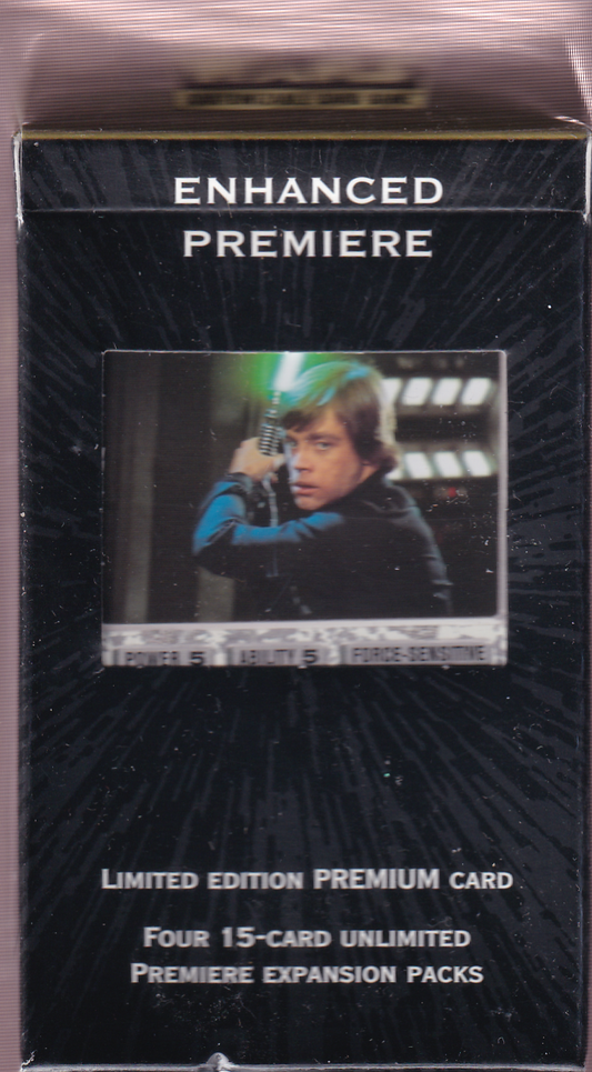 STAR WARS Enhanced Premiere limited Edition  - Four 15 Card Expansion packs