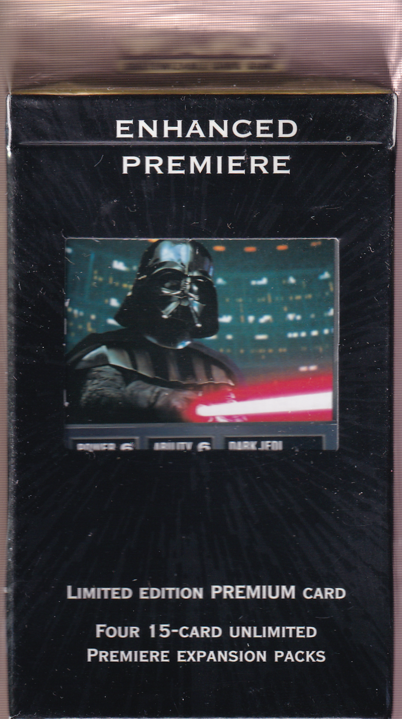 STAR WARS Enhanced Premiere limited Edition  - Four 15 Card Expansion packs