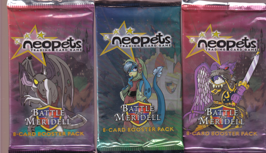 NEOPETS - Battle of Meridell Sealed Booster Pack