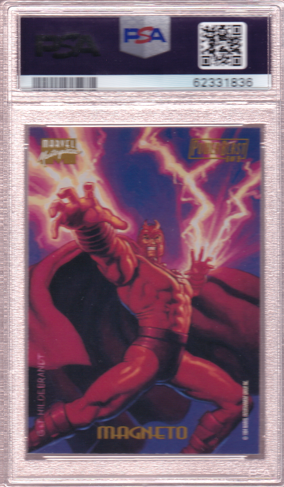 Magneto 1994 Marvel Masterpieces Powerblast PSA 9