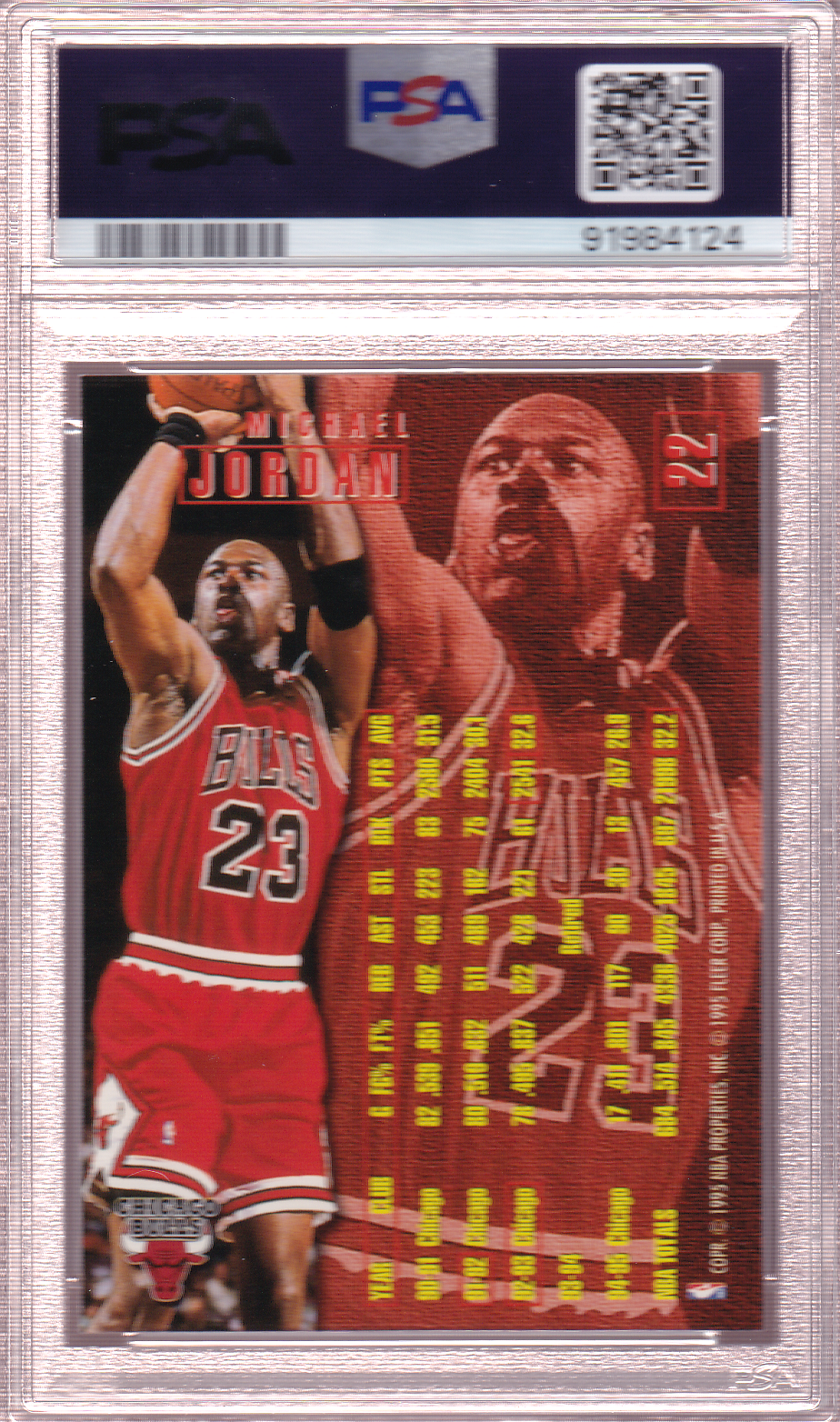 Michael Jordan 1995-96 Fleer Card #22 PSA 10 Chicago Bulls