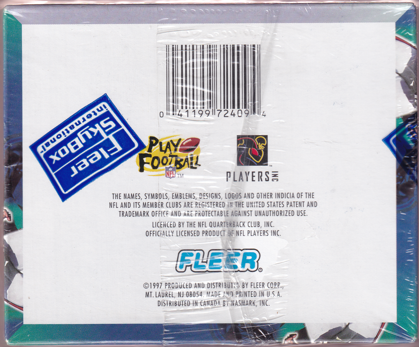 1997 Fleer Ultra NFL Football Sealed Retail Box