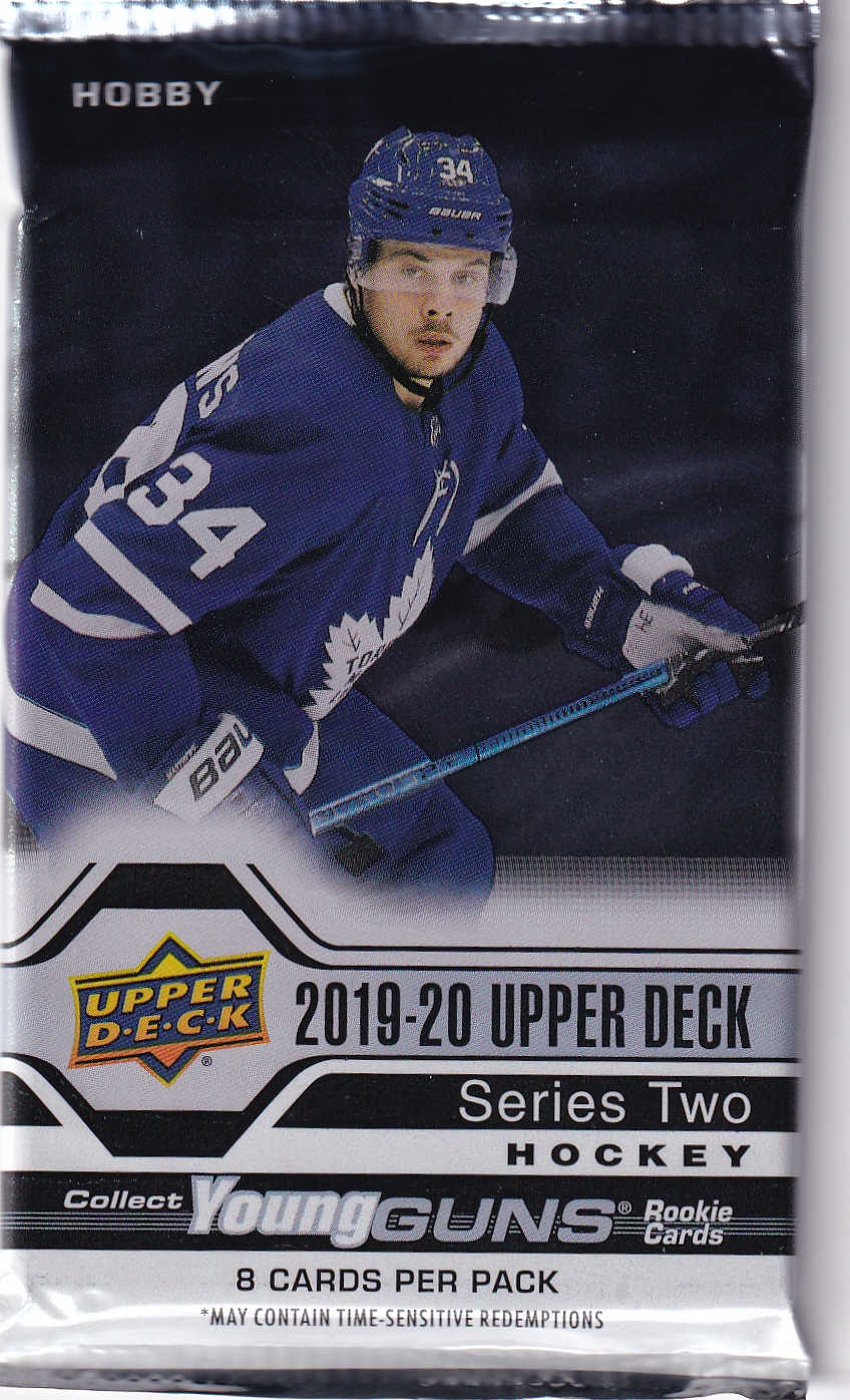 2019-20 Upper Deck Series 2 Hockey Hobby Pack