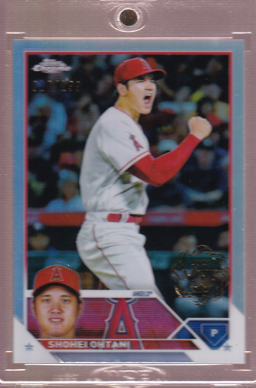 SHOHEI OHTANI 2024 Topps Chrome 2023 MVP Buyback Refractor 010/199 Los Angeles Angels #17